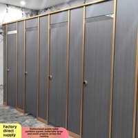 Cloisons modernes HUCI imperméables et ignifuges, directement de l'usine - Garantie de 2 ans, cabines de toilettes pour écoles, hôpitaux, toilettes publiques