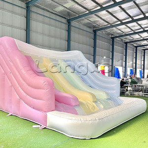 Jeux de fête pour enfants populaires <span class=keywords><strong>Ballon</strong></span> blanc Combo Bounce House Château de saut moderne Combo Slide <span class=keywords><strong>avec</strong></span> fosse à balles - Product Image 5