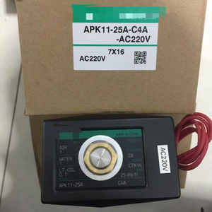 S Solenoid Valve APK11-25A-C4A-AC220V in doos Gratis verzending Nieuw Origineel Klaar voor gebruik Industriële automatisering PAC <span class=keywords><strong>Prog</strong></span> - Product Image 1