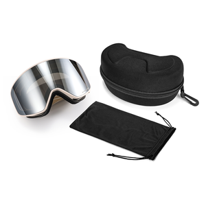 Lunettes de ski TPU personnalisées pour femmes en gros, Snowledge noires, protection UV, photochromiques T-<span class=keywords><strong>REACT</strong></span>, anti-buée, magnétiques, légères - Product Image 3