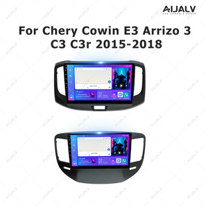 9 pouces tableau de bord Fascia panneau Installation plaque d'habillage UV noir voiture DVD cadre en plastique pour 2015-2018 CHERY COWIN E3 ARRIZO3 C3 <span class=keywords><strong>C3r</strong></span> - Product Image 2