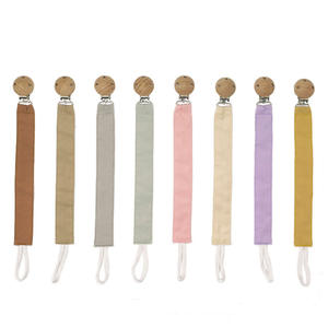 Vente en gros de attache-tétine personnalisée en tissu coton pour garçon et fille pour bébé - Product Image 5