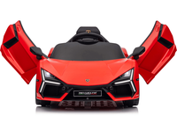 Voiture électrique pour enfants sous licence, en plastique, batterie 12V, 4 moteurs, télécommande 2.4G, voiture de sport électrique, 3-8 ans