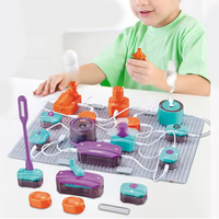 Ensemble de blocs de construction électroniques STEM EPT, kit de découverte électronique DIY, projet scientifique physique, jouet pour enfants de 6 ans et plus