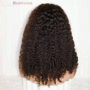 Носите неклеевые парики, необработанные вьетнамские и натуральные бирманские кудрявые прозрачные кружевные волосы для черных женщин - Product Image 1
