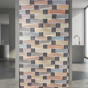 Ladrillos Amarillos de Piedra 3D de 300x600 mm, Diseño Satinado Mate, Cerámica Digital de 30x60, Azulejos de Pared para Exteriores de Edificios de Alta Profundidad y Elevación de 12x24 - Product Image 5
