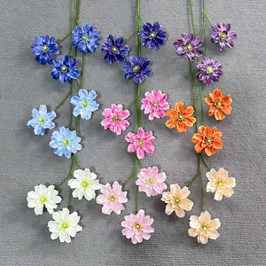 Artificial Crabapple Blossoms Plastic Fabric <b>Wedding</b> Decorations Outdoor Photography <b>Props</b> Home Decor - Product Image 2