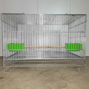 Jaula de pájaros para mascotas, accesorio completo fácil de llevar, fácil de limpiar, venta al por mayor, habitación única - Product Image 3