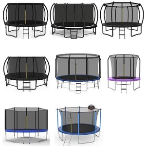 Tengtai <span class=keywords><strong>prix</strong></span> usine coloré 6/8/10/12/14/16FT durable enfants extérieur grand <span class=keywords><strong>trampoline</strong></span> avec filet - Product Image 5