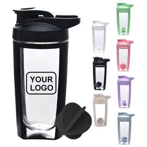 Custom Logo 500ml Protein <b>Shaker</b> Water <b>Bottle</b> Hot Sale Workout BPA Free Sporting Gym Shake Cup With Mixer Ball - Product Image 1