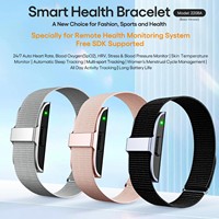 Montre connectée sportive tactile avec mesure de température, bracelet de fitness étanche pour la surveillance du SpO2, de la fréquence cardiaque et du sommeil