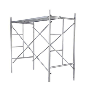 Sistema di Ponteggio Mobile Moderno in Alluminio con Scala <span class=keywords><strong>e</strong></span> Piattaforme - Adatto per Uso Esterno - Product Image 1