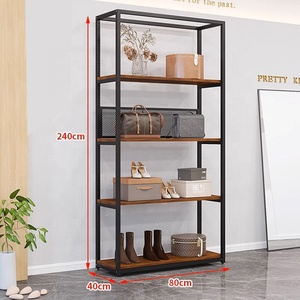 Tùy Chỉnh Người Đàn Ông Quần Áo Kệ Trưng Bày Kim Loại Và Gỗ Cửa Hàng Quần Áo May Hiển Thị Kệ Đứng Cửa Hàng Đồ Nội Thất Cho Trang Phục Cửa Hàng - Product Image 3