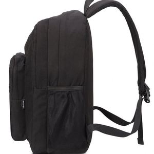 Custom Logo 26L Black School <b>Backpack</b> Waterproof <b>College</b> Travel Business <b>Backpack</b> Bag with Multi Compartments - Product Image 3