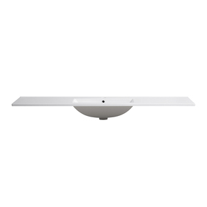 <span class=keywords><strong>Lavabo</strong></span> da <span class=keywords><strong>Bagno</strong></span> Moderno in Ceramica da Appoggio, <span class=keywords><strong>Design</strong></span> Rettangolare Sottile per Hotel e Uso Quotidiano Facile - Product Image 4