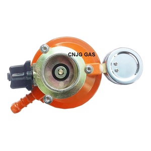 Regulador de Gas GLP de Baja Presión JG Nigeria de 27 mm con Manómetro, Regulador de Seguridad para Cilindros de Gas Natural GLP - Product Image 3
