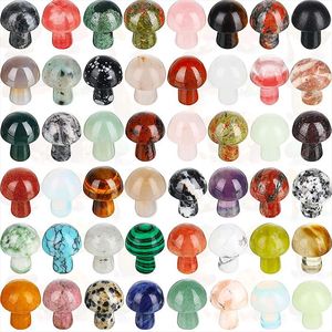 Bán buôn bán Hot đá quý tự nhiên thạch anh pha lê CAT của Eye Mini Agate nấm Set trang trí Healing đá cho DIY - Product Image 1