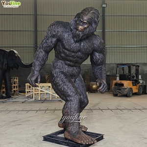 Escultura Bigfoot de estatua de bronce para decoración de jardín al aire libre de gran tamaño - Product Image 3