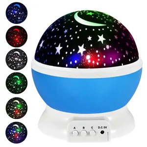 Kanlong Wholesale Battery Powered Star And Moon Projection Light For Kids And Children