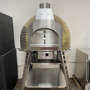 Guangzhou, buen precio bajo, venta de nuevos materiales, quemador de Gas italiano, <span class=keywords><strong>horno</strong></span> de pizza de leña giratorio eléctrico giratorio - Product Image 3