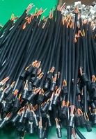 Konektor Kabel Bundar Elektronik Plastik Tahan Air IP67 Seri M12 2-10pin