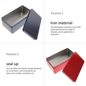 2026 Factory Wholesale Custom Surgical Mask Metal Packaging Box Candy <b>Biscuit</b> Cans - Product Image 4