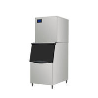 Macchina per Cubetti di Ghiaccio 200kg/24h per Produrre Ghiaccio Pulito per Negozi di Tè o Bar, Macchine per Ghiaccio Commerciali