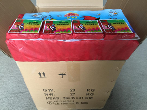 Petardi Rossi Tradizionali 0342 <span class=keywords><strong>Big</strong></span> Tom Thumbs, Fuochi d'Artificio con 30 Raffiche Sonore, Petardo Rosso Portafortuna - Product Image 3