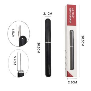 Cadeaux pour les amateurs de vin Mini tire-bouchon à pompe à air personnalisé Décapsuleur pneumatique pour bouteille de bière ou de vin avec coupe-capsule - Product Image 2