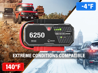 Démarreur de Voiture d'Urgence Puissant 3400A Kit Chargeur de Batterie 16000mAh Démarreur Rapide Voiture Jumper Pack Boost Plus Boîtier de Démarrage