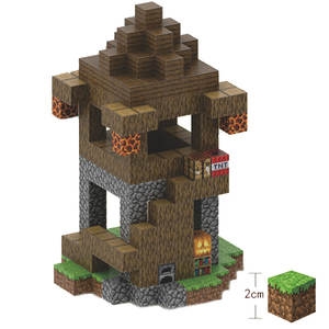 Bloques de Construcción Magnéticos Estilo Mine Cube Craft con Patrones Personalizados Juguetes Montessori Rompecabezas <span class=keywords><strong>3D</strong></span> - Product Image 4