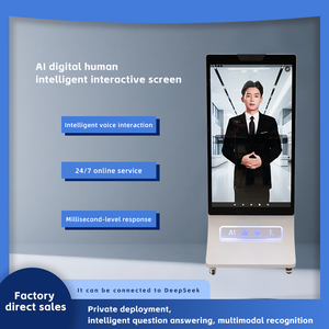 จอแสดงผลโฆษณา LCD แบบตั้งพื้น ป้ายดิจิทัล หน้าจอสัมผัส คีออสก์อินเทอร์แอคทีฟ AI สำหรับใช้งานภายในอาคาร - Product Image 6