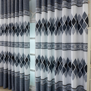 Tende in Poliestere con Stampa Diamantata Bohémien, Isolanti Termici e Oscuranti <span class=keywords><strong>per</strong></span> Soggiorno e Appartamento - Product Image 6