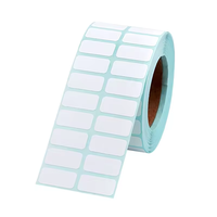 Label Pengiriman Thermal Langsung Zebra Barcode Printer 40x30mm 5000 Lembar, Perekat, Kosong, Tahan Air, Tahan Minyak, untuk Penggunaan Buah
