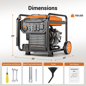 Portable 12000W Gasoline Inverter <b>Generator</b> 4-Stroke Engine 458cc 25L Fuel Tank 230V 50Hz Electric Start for Residential Use - Product Image 6