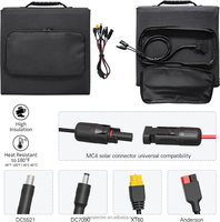 Alecter APH-FB259 150W 20V Couverture Solaire Pliable Étanche IP64 Haute Efficacité 22,5% Prise Anderson Générateur Camping VR Bateau