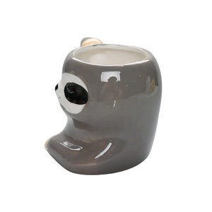 Original perezoso <span class=keywords><strong>Animal</strong></span> diseño Eco de cerámica de la sublimación de taza de esmalte con mango para bebida de - Product Image 2