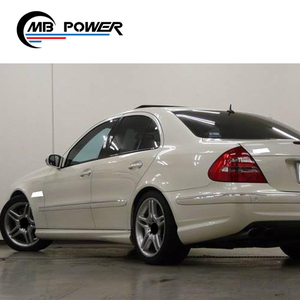 Kits de carrosserie E classe A style E63 pour 2003-2006 année w211 kit de carrosserie <span class=keywords><strong>pare</strong></span>-chocs de voiture jupe latérale pièces de mise à niveau w211 - Product Image 6
