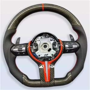 VOLANTE modificado deportivo con logotipo tricolor de fibra de carbono SOON TODA para modelos BMW serie F F10 F30 - Product Image 3