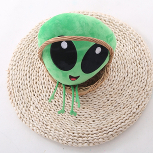 All'ingrosso peluche alieno peluche peluche peluche di peluche giocattolo adorabile creatura verde grande testa aliena peluche - Product Image 4