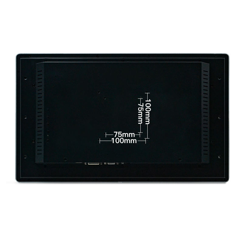 Industrial 18.5 Inch LCD Monitor PCAP Capacitive Touch Screen VGA HD TFT Wall Mount Kit USB Aluminum Frame New EETI Desktop