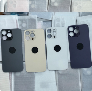 Reemplazo de la cubierta trasera de vidrio con orificio grande para iPhone XR 8 11 12 Mini 13Promax 14 Plus 15pro 16 Pro Max. Colores disponibles. - Product Image 4