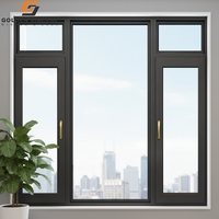 Ventanas de Aluminio con Marco Delgado de Estilo Moderno Minimalista GS, Ventana de Vidrio para Villa