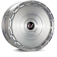Velg Monoblock VeroX Custom Forged Alloy Dish 18-24 Inch 5x112 6x139.7 Chrome Floating Cap Rolls Royce Maybach Escalade