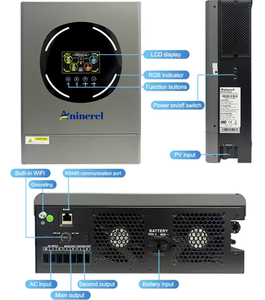 อินเวอร์เตอร์ไฮบริด Anenji ANL-6200T-48L-W-PRO 6.2kw สำหรับระบบออฟกริดและออนกริด พร้อม Wifi ในตัว หน้าจอสีสันสดใส ระบบ MPPT มีสินค้าในสต็อก - Product Image 6