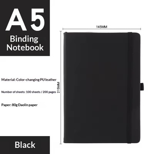 Libreta A5 de PU con Tapa Dura, Nuevo Diseño con Patrón de Mármol, Banda Elástica, Logotipo Personalizado para Empresas, para Promoción Empresarial - Product Image 6