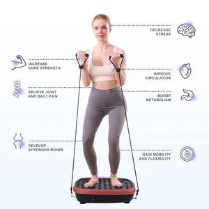 Máquina De Exercícios Plataforma De Vibração Placa De Vibração Máquinas De Plataforma De Vibração De Corpo Inteiro Powerfit Profissional