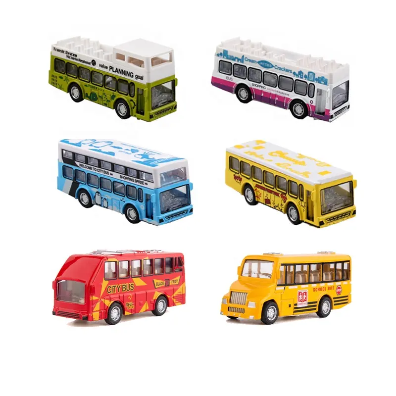 Top Seller mobil mainan kecil Bus sekolah Aloi keluaran baru 2023 Juguetes De Metal Collection mobil Model Dicast