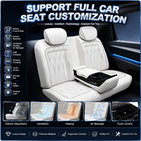 Canapé-lit de luxe en cuir PU non destructif pour Mercedes Benz Classe G W463/W464, siège arrière VIP avec massage, ventilation et chauffage