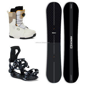 XCMAN Débutants True Twin Camber Quantum Fissure <span class=keywords><strong>Snowboard</strong></span> 360 Fixations Seco avec XFITGO Boots All-Terrain <span class=keywords><strong>Snowboard</strong></span> Package - Product Image 1